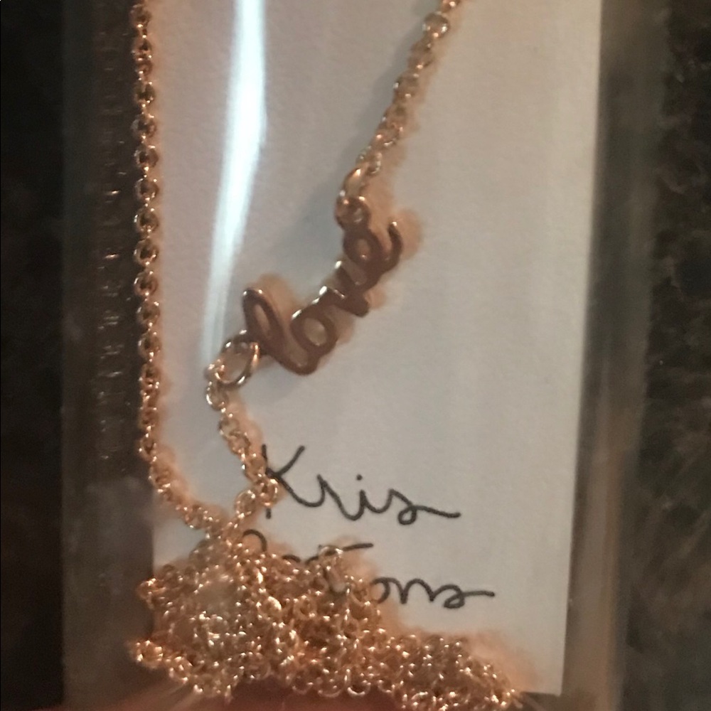 Kris Nations “Love” Necklace